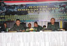 Evaluasi Kinerja Tahun 2017, Kodam IX/Udayana Gelar Rapim