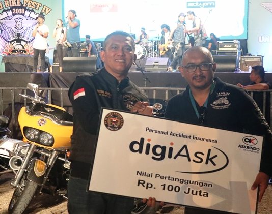 Askrindo Beri Perlindungan Personal Accident Kepada 1.000 Bikers Peserta Bali Bike Festival IV