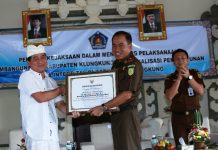 Pemkab Klungkung Gelar Sosialisasi Pembangunan Zona Integritas dan Pengendalian Gratifikasi Pemerintah