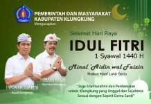 Pemerintah Kabupaten Klungkung Mengucapkan Selamat Hari Raya Idul Fitri 1440 H
