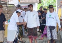Wakil Bupati Klungkung Hadiri Persiapan Ngaben Masal di Desa Bungbungan
