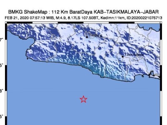 Gempa M 4,9 Picu Longsor Tebing Palasari Cijolang, Garut