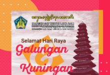 Dewan Perwakilan Rakyat Daerah Provinsi Bali Mengucapkan Selamat Hari Raya Galungan & Kuningan