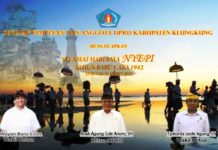 Segenap Pimpinan dan Anggota DPRD Kabupaten Klungkung Mengucapkan Selamat Hari Raya Nyepi Tahun Baru Saka 1942