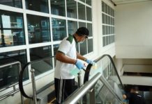 Cegah Virus Corona, Bandara Ngurah Rai Rai Gelar Kegiatan Desinfeksi dan Pembersihan di Fasilitas Bandara