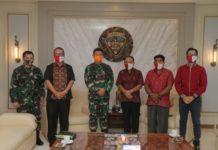 Pangdam IX/Udayana Terima Audiensi Mantan Gubernur NTT dan IKB Flobamora Bali