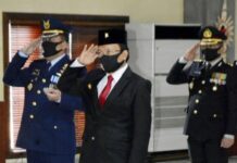 Gubernur Bali Menghadiri Upacara Peringatan Hari Bhayangkara ke-74