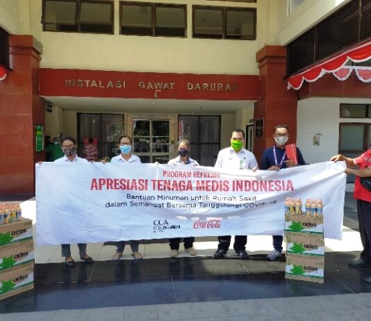 Coca-Cola Serahkan Bantuan Kemanusiaan di RS Rujukan Covid-19 di Bali