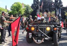 Tebar Vibrasi Sehat ditengah Pandemi, Wagub Bali Lepas Tour Bali Willys Club