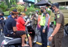 Tim Yustisi Pemkab Klungkung Gelar Sidak Protokol Kesehatan Covid – 19