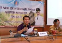 Pemkab Klungkung Gelar Rapat Pleno Ketahanan Pangan