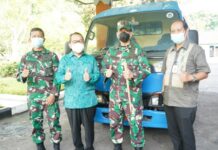 BI Bali Hibahkan Satu Mobil Operasional Kepada Korem Wira Satya