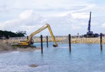 Progres Pelabuhan Sampalan Mencapai 51 Persen