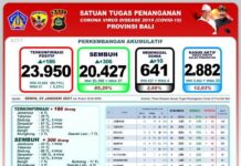 Update Covid-19, Kasus Aktif Menjadi 2.882 Orang