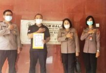 Polda Bali Berikan Sertifikat Penghargaan ke ITB STIKOM Bali dalam Proses Penerimaan Anggota Polri