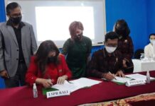 LSPR-PWI Bali Teken Kesepakatan Pengembangan SDM Jurnalis di Bali