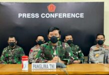 Panglima TNI Nyatakan 53 Personel Awak KRI Nanggala-402 telah Gugur