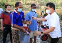 Bupati Klungkung Buka Kegiatan Padat Karya Infrastruktur di Nusa Penida