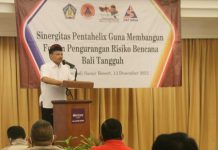 Bali Perlu Sinergi Pentahelix untuk Tangguh Bencana