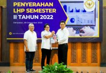 Bupati Badung Giri Prasta Terima LHP Semester II Dari BPK