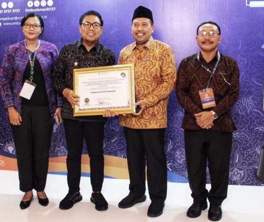 Pemkot Denpasar Raih Penghargaan Kepatuhan Pelayanan Publik Dari Ombudsman RI