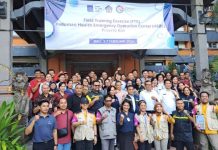 Dinkes Bali Gelar Simulasi Lapangan Pusat Kendali Krisis Kesehatan