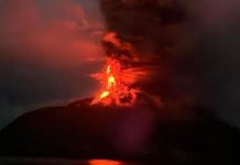 Gunungapi Ruang Kembali Naik Level IV ‘Awas’