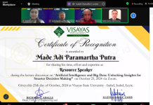 Primakara University Mengadakan Join Lecture Daring Bersama Visaya State University Philippines