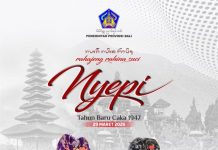 Pemerintah Provinsi Bali Mengucapkan Selamat Hari Raya Nyepi Tahun Baru Caka 1947