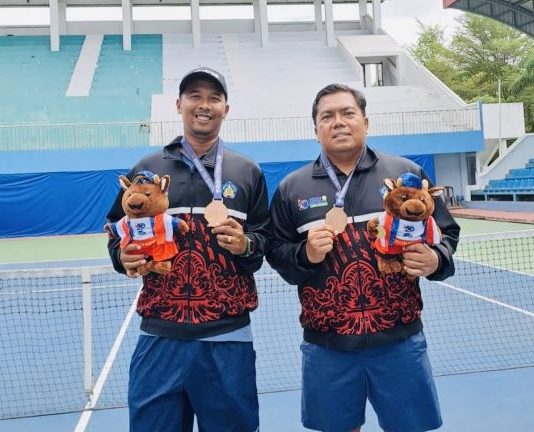 Tim Tenis Korpri Bali Raih Medali Perunggu di Pornas XVII Palembang