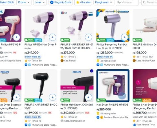 Daftar Model Hair Dryer Philips Profesional untuk Salon di Rumah