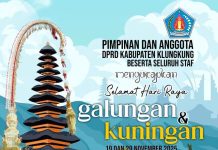 DPRD Klungkung Mengucapkan Rahajeng Galungan lan Kuningan 2025