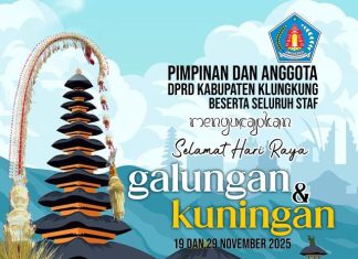 DPRD Klungkung Mengucapkan Rahajeng Galungan lan Kuningan 2025
