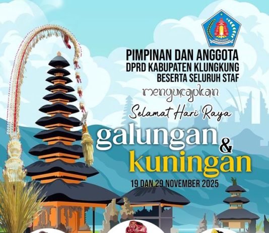 DPRD Klungkung Mengucapkan Rahajeng Galungan lan Kuningan 2025