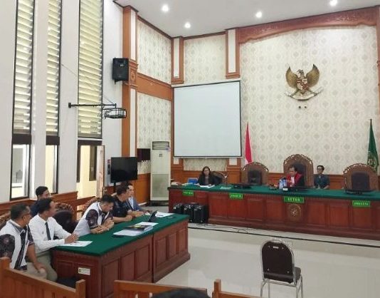 Polda Bali Absen, Sidang Praperadilan Kepala BPN Bali Ricuh